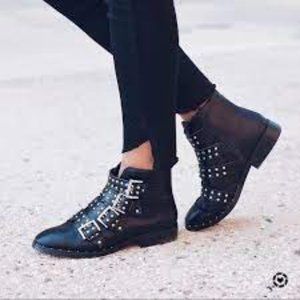 Mossimo Supply Co Studded Buckle Ankle Bootie